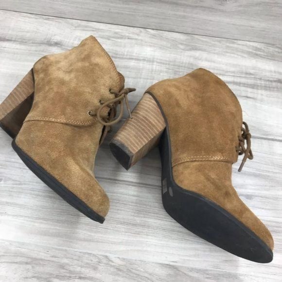 BCBGeneration Ankle Boots Women's 10 Paxxton Suede Brown Lace Up Booties - Picture 7 of 11